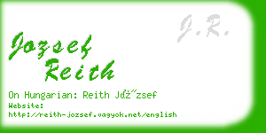 jozsef reith business card